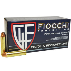 Fiocchi 357 Magnum 125 Grain Jacketed Hollow Point 50 Rounds