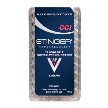 22 LR 32 Grain Hollow Point Stinger (Long Rifle) 50 Rounds