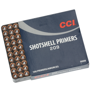 CCI Shotshell Primers 209  sale Box of 1000  (10 Trays of 100)
