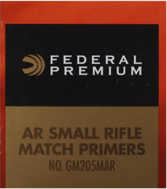 Federal Small Rifle Primers Premium Gold Medal AR