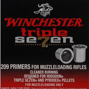 Winchester Triple Seven Primers 209 Muzzleloading Box of 500 ( 5 trays of 100)