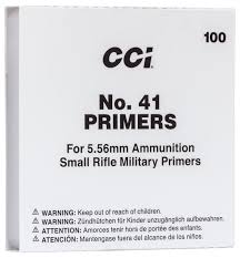 CCI Small Rifle Primers 5.56 Ammunition #41