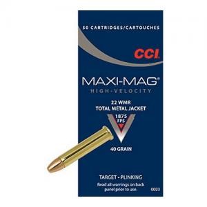 CCI Maxi-Mag 22WMR 40GR 50RDS