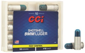CCI Pest Control Shotshell 9mm