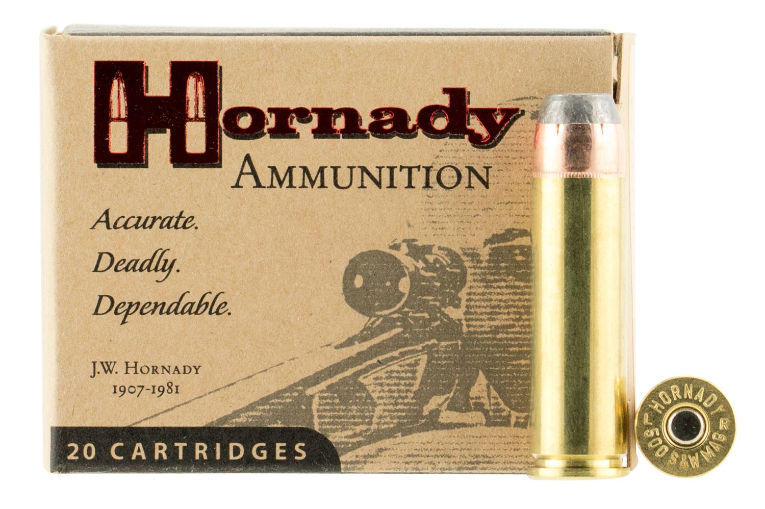 Hornady Custom 500S&W 500GR 20RD
