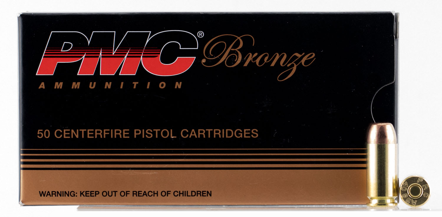 PMC Bronze .40s&w FMJ 165gr