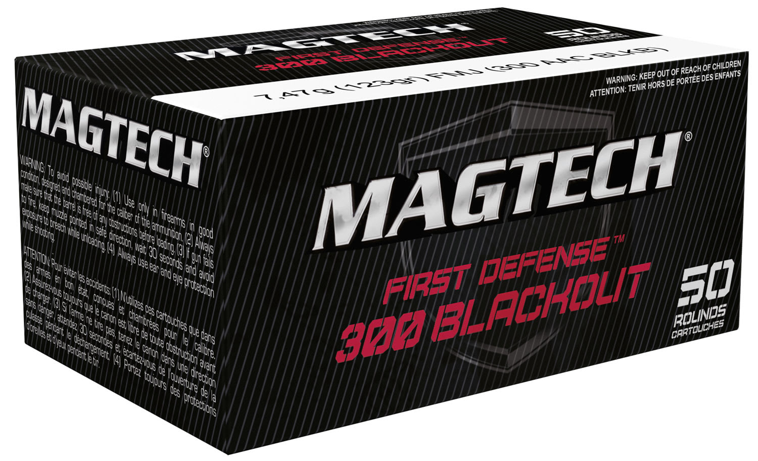 Magtech 300BLK 200GR FMJ 50RDS