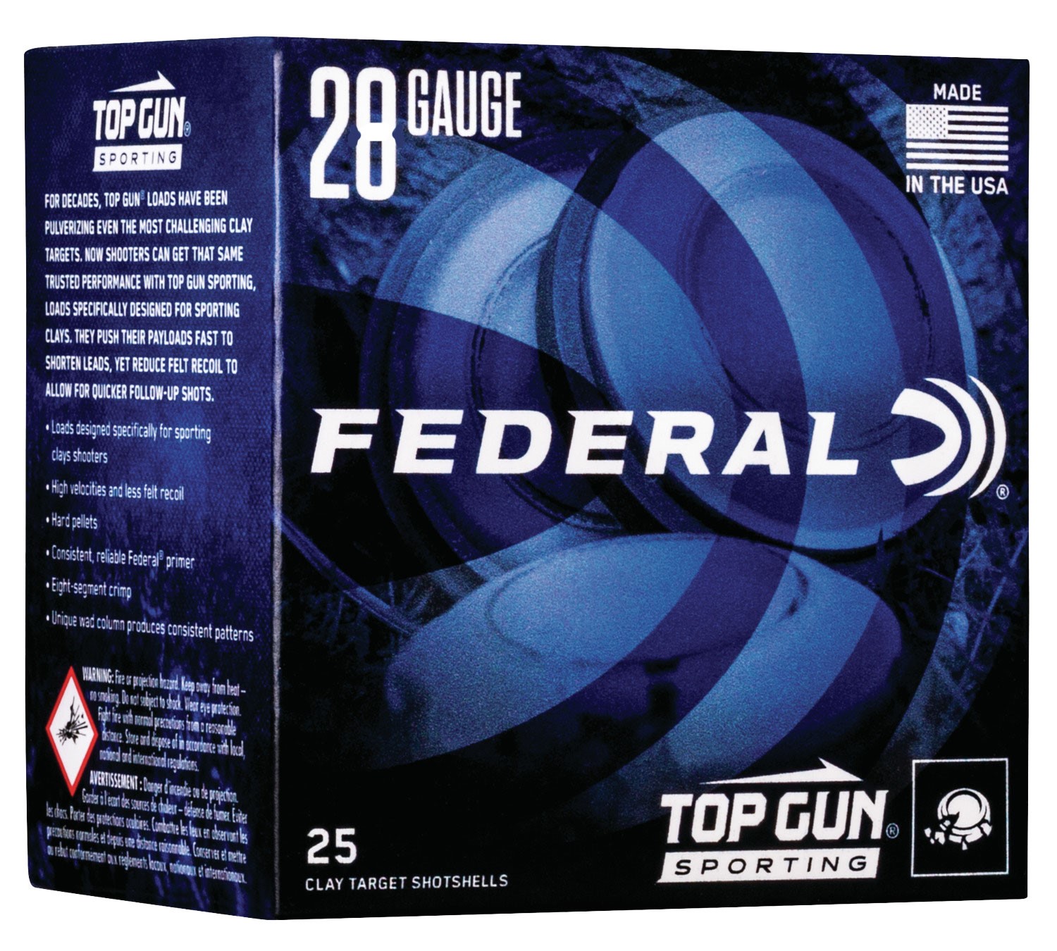 Federal Top Gun 28GA 2.75″ 25RDS