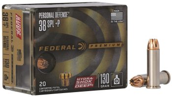 Federal 38SPL +P 130GR 20RDS