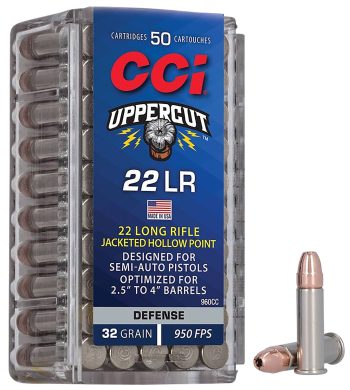 CCI Uppercut 22LR 32GR JHP 50RDS