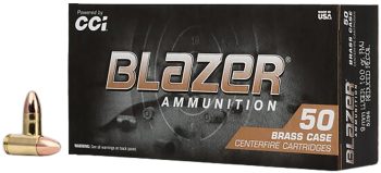 CCI Blazer Brass 9mm 100GR 50RDS