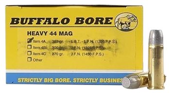 Buffalo Bore 44Rem Mag 305GR 20R