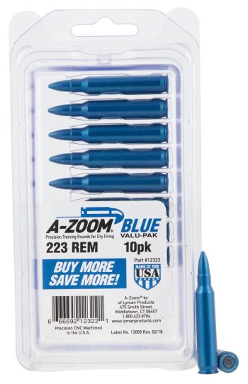 A-Zoom Blue Snap Caps .223REM 10