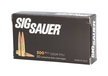 Sig Sauer 300BLK 125GR FMJ 20RDS