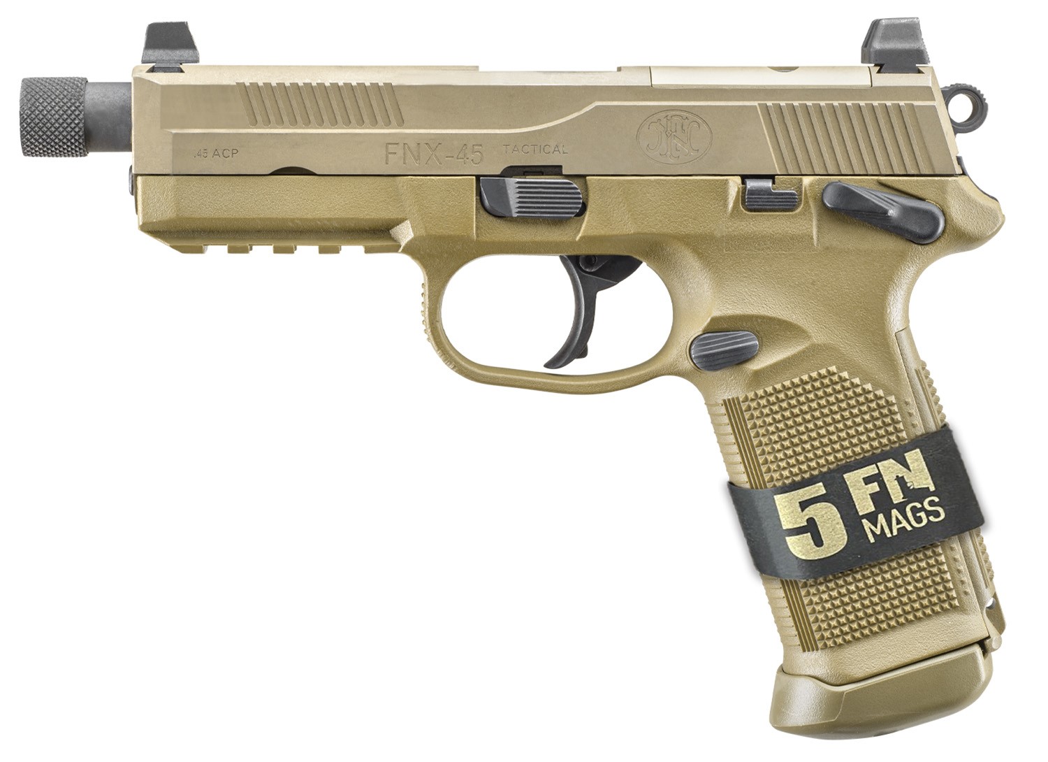 FN FNX45T 45ACP FDE (Bundle)