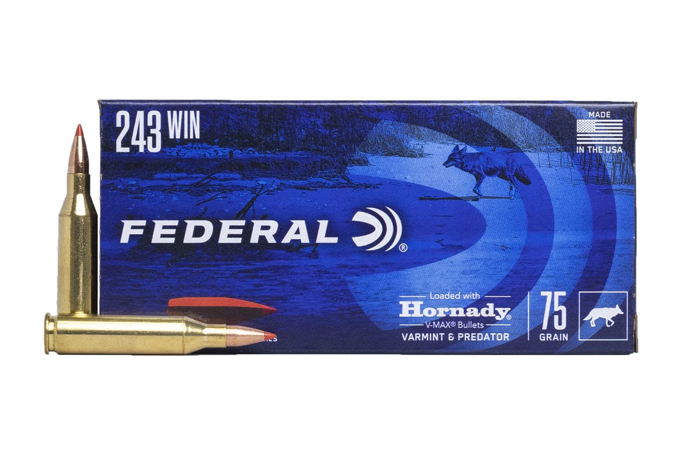 Federal V243VM75 Varmint & Preda