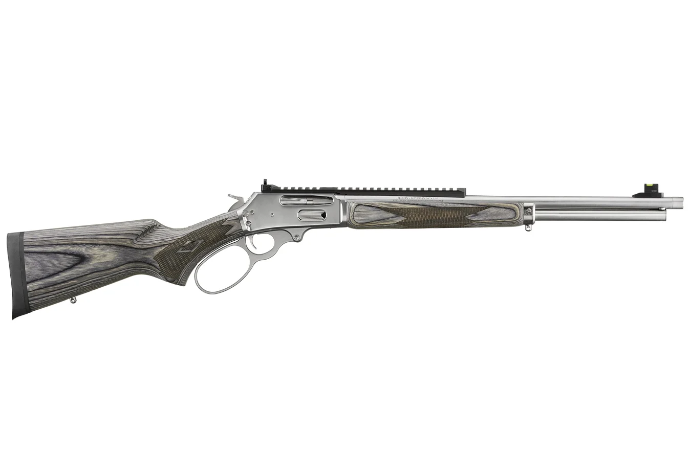 Marlin 336 SBL 30-30 Win Lever-Action Rifle with Polished Stainless Finish and Large Loop Handle